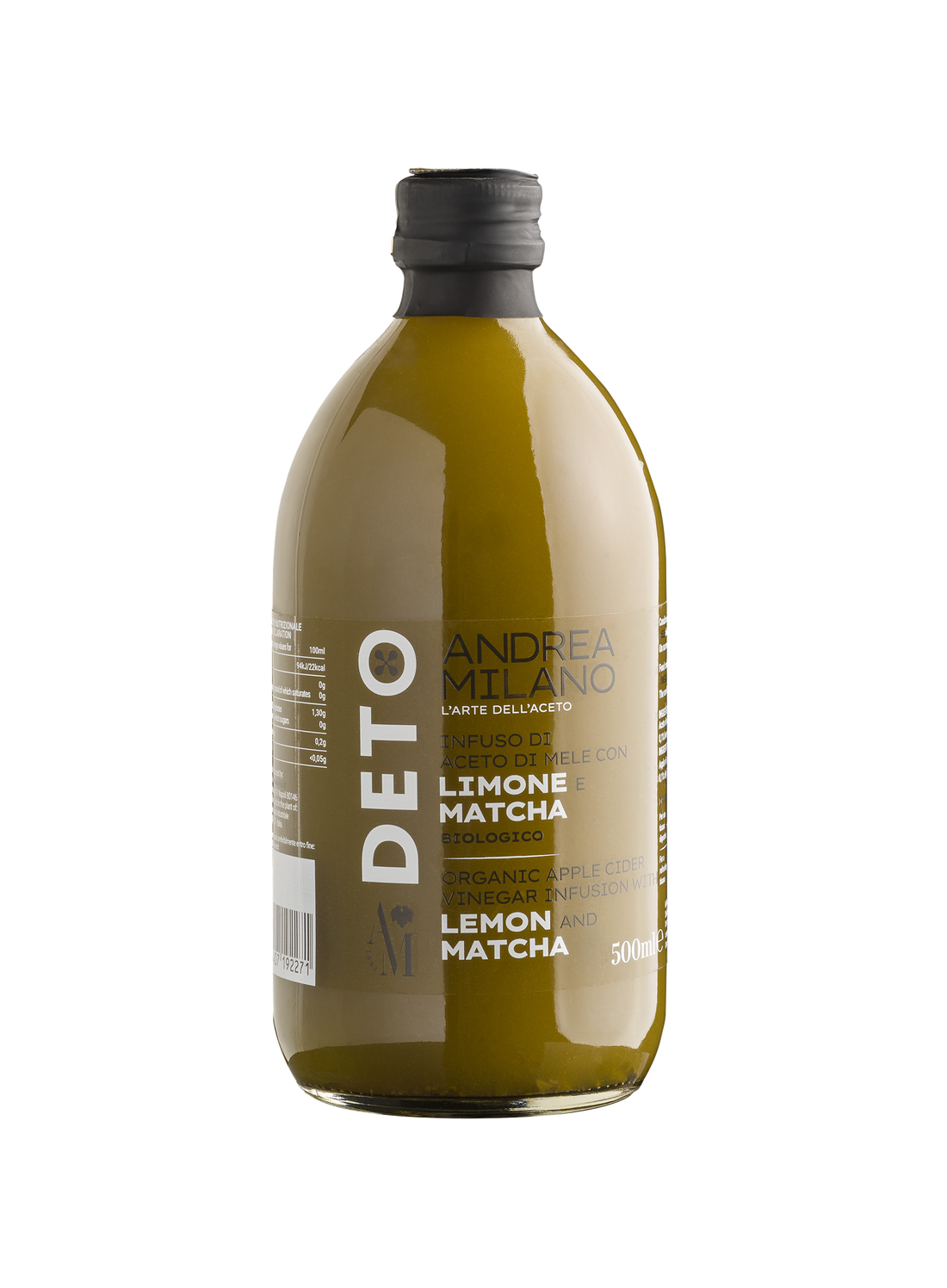 ORGANIC APPLE CIDER VINEGAR INFUSION WITH LEMON AND MATCHA - DETO ANDREA MILANO