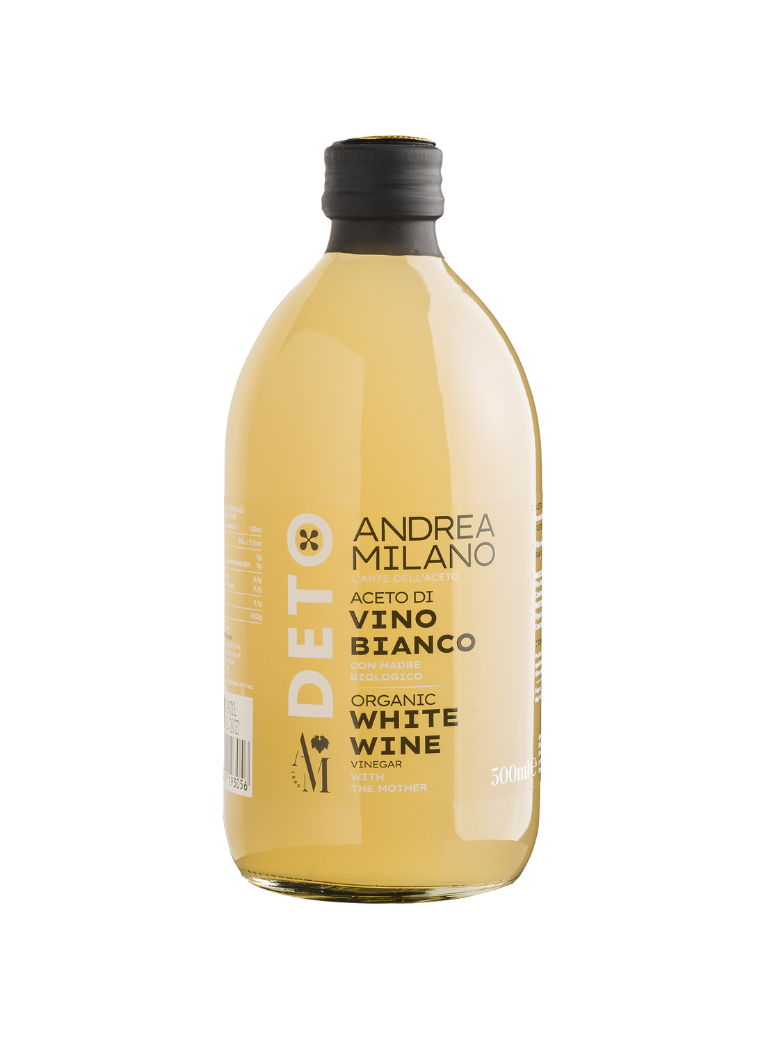 ORGANIC WHITE WINE VINEGAR - DETO ANDREA MILANO