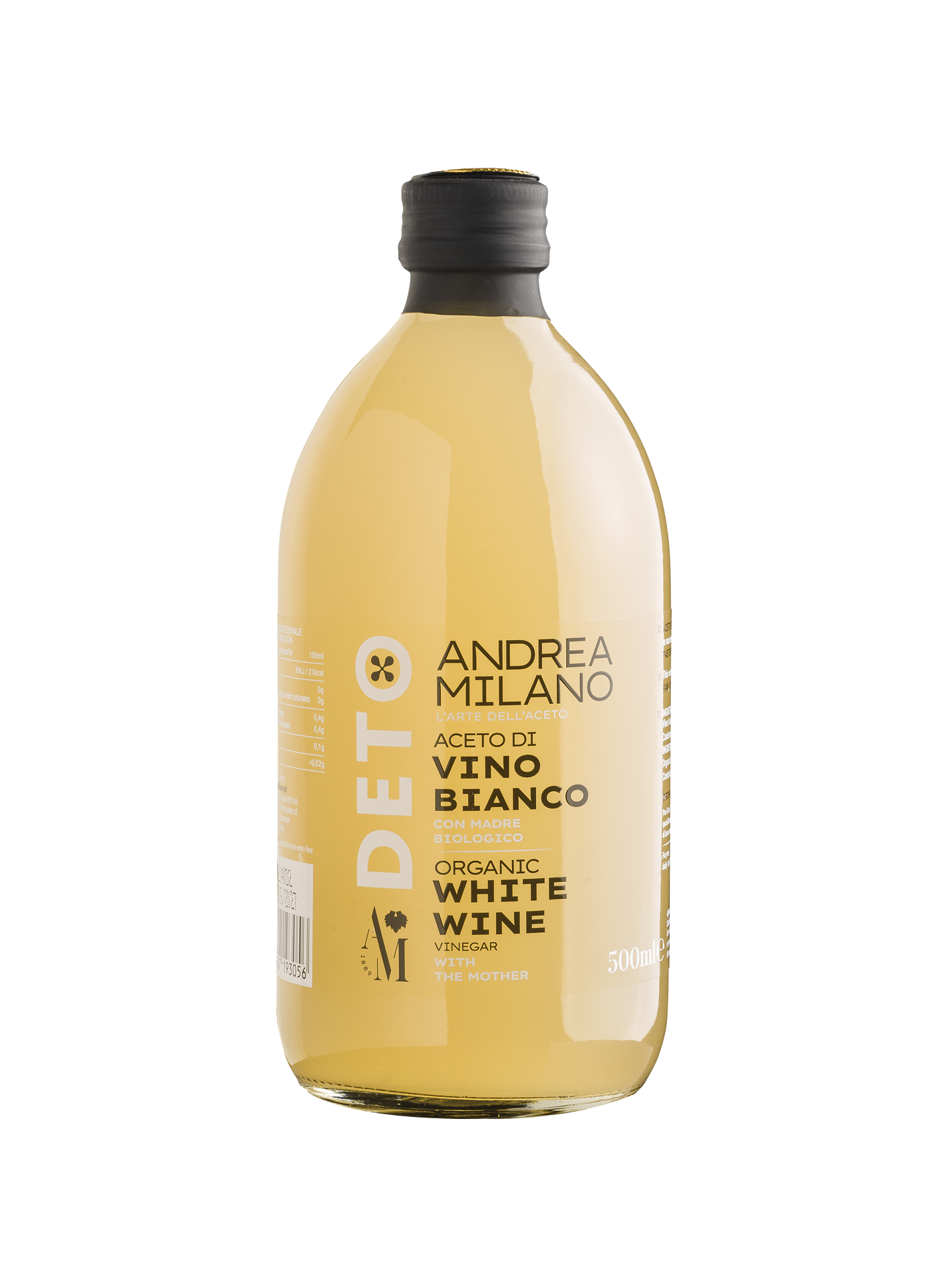 Aceto di Vino Bianco Biologico - Deto Andrea Milano