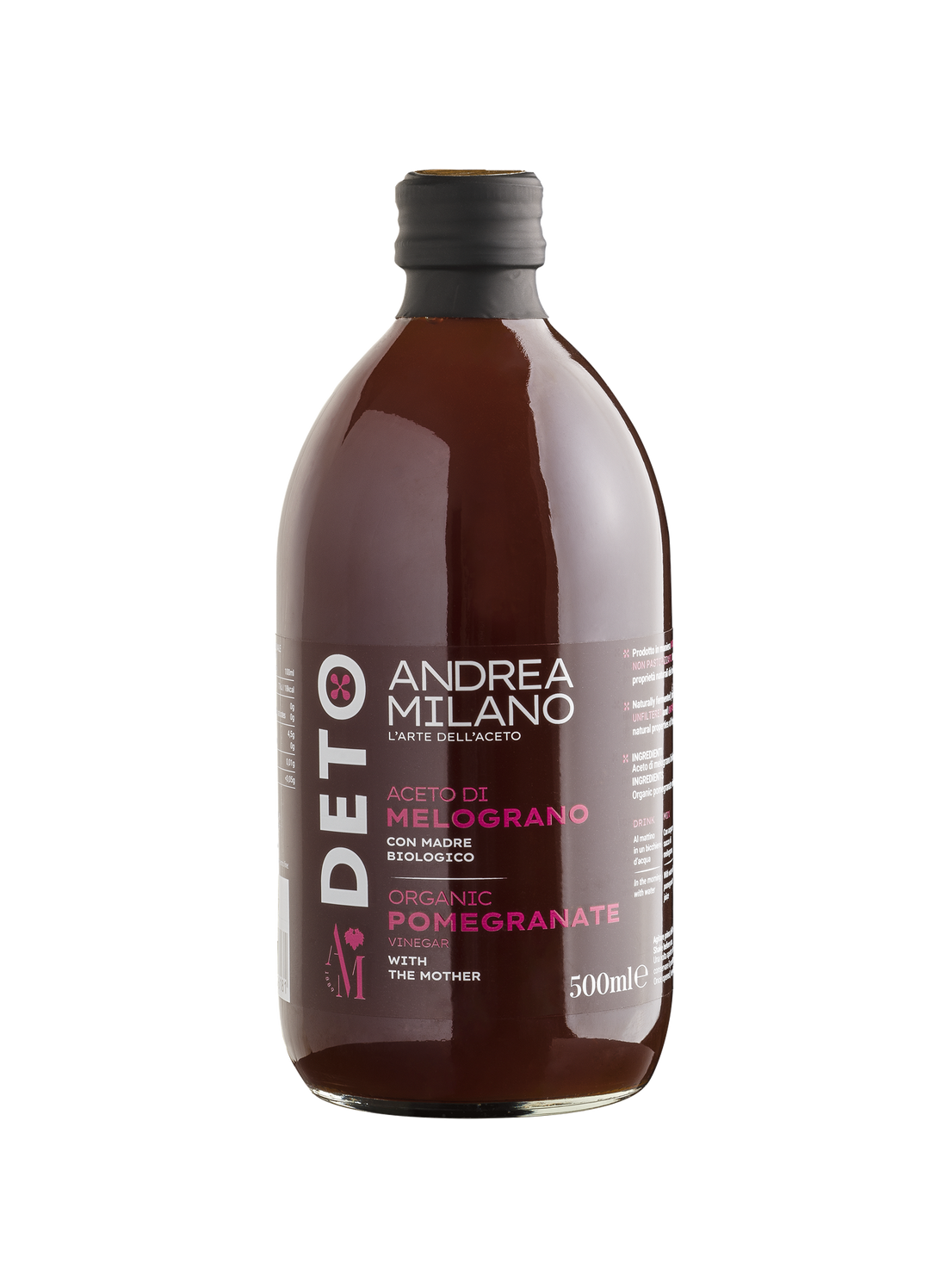 ORGANIC POMEGRANATE VINEGAR - DETO ANDREA MILANO
