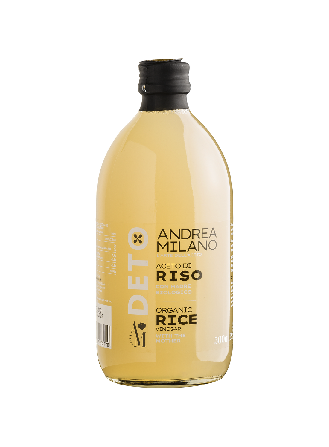 ORGANIC RICE VINEGAR - DETO ANDREA MILANO