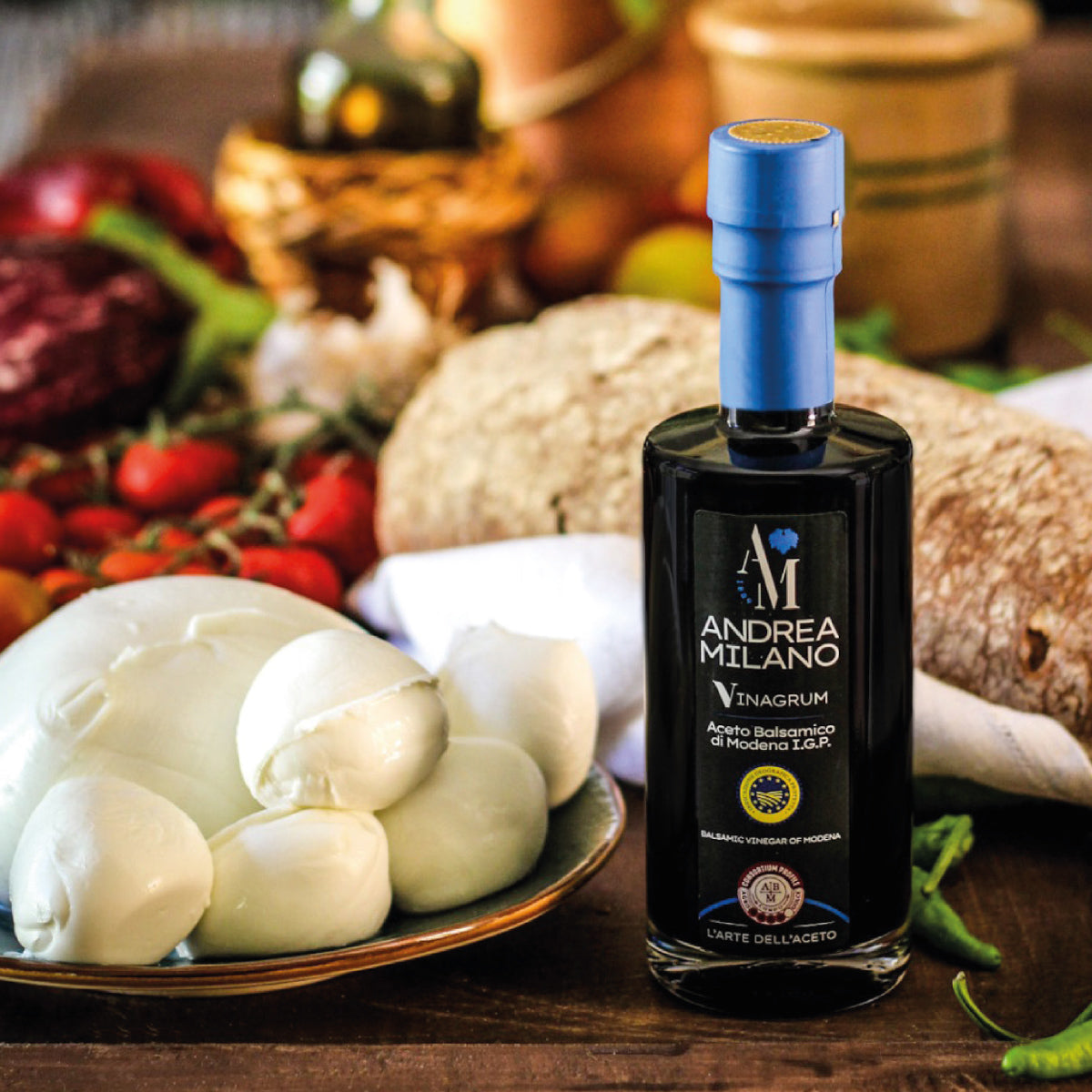 Aceto Balsamico di Modena IGP Vinagrum Foglia Azzurra 4 sigilli