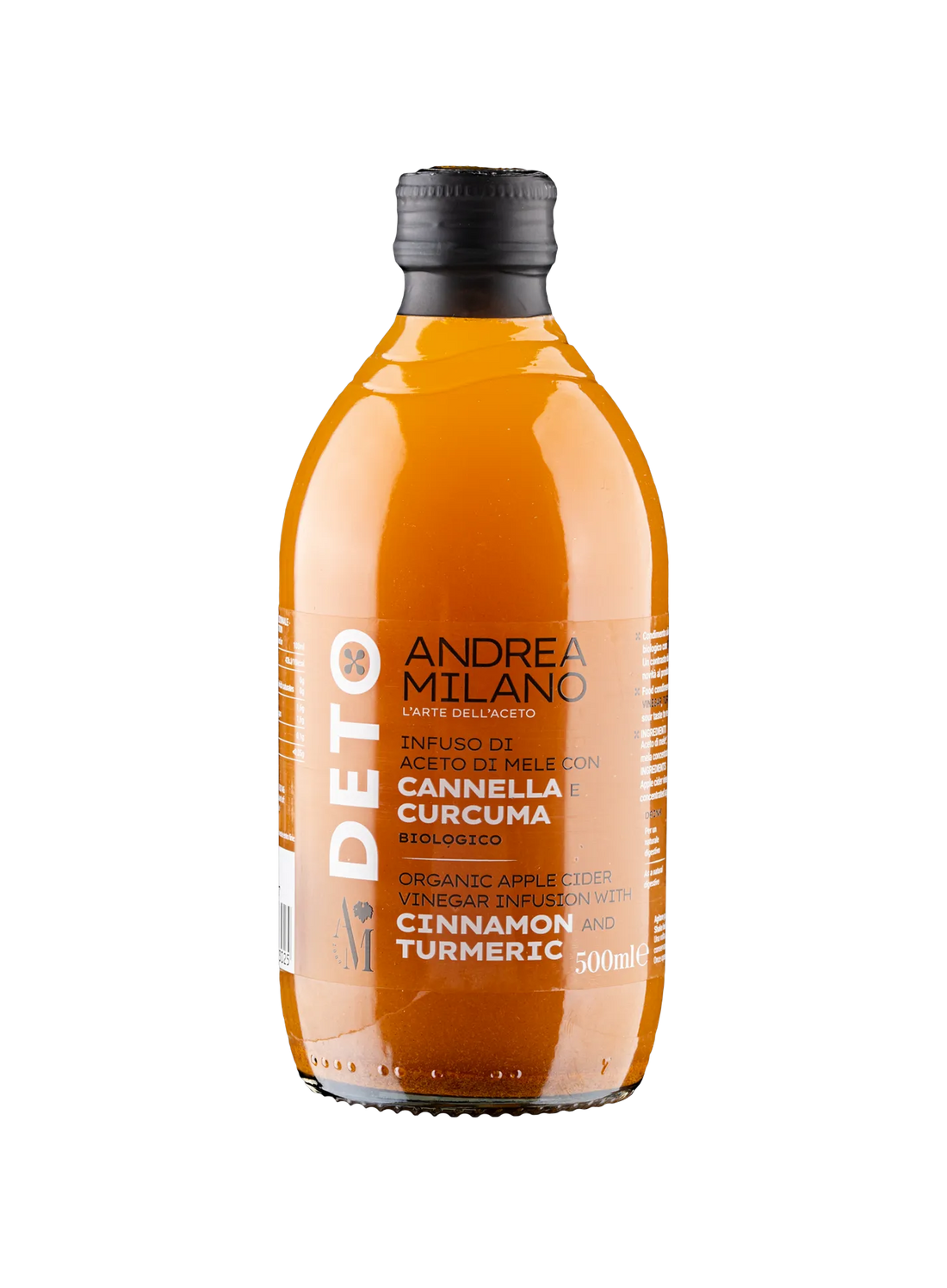 Infuso di Aceto di Mele Biologico con Cannella e Curcuma - Deto Andrea Milano