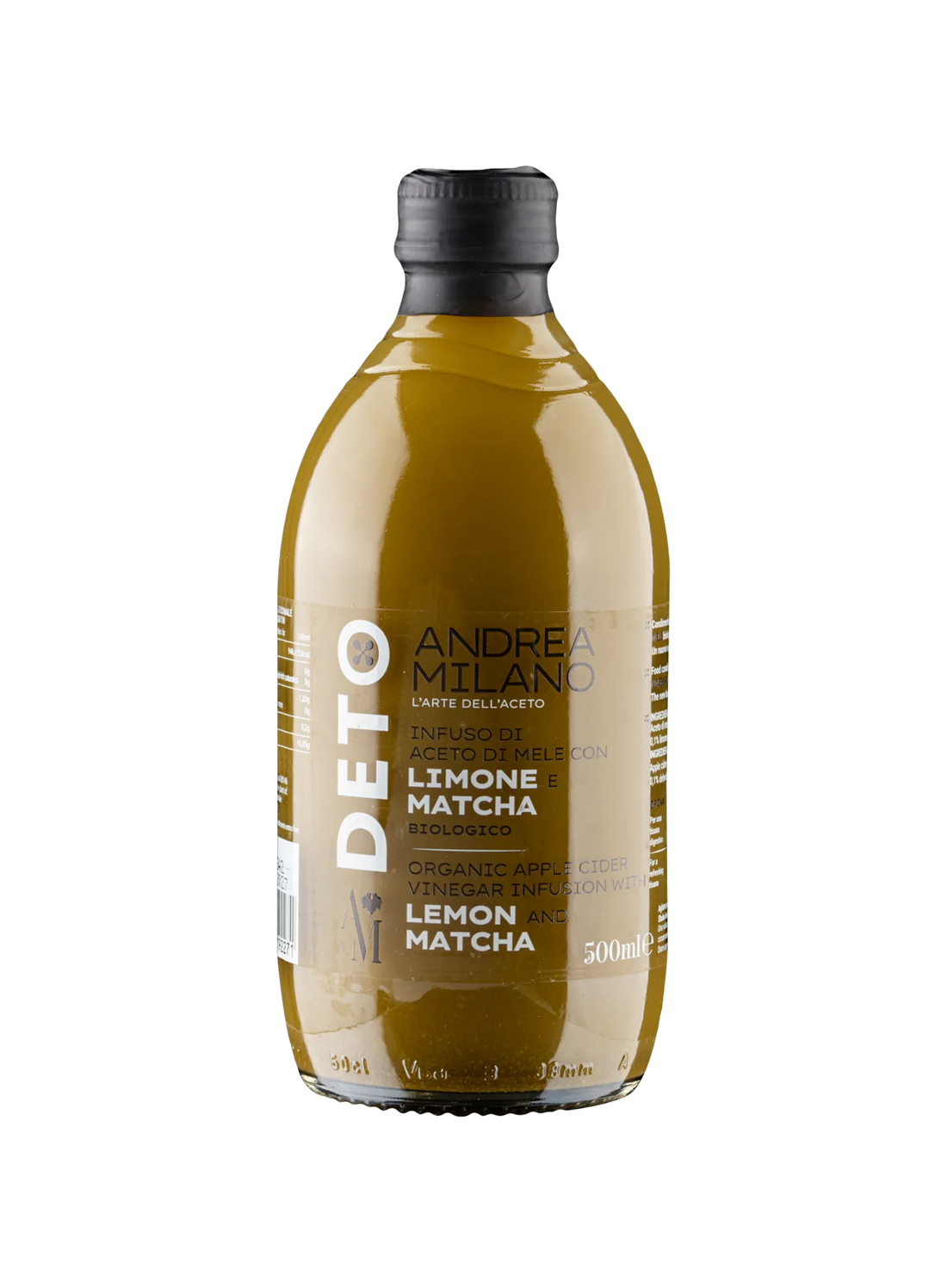 Infuso di Aceto di Mele Biologico con Limone e Matcha - Deto Andrea Milano