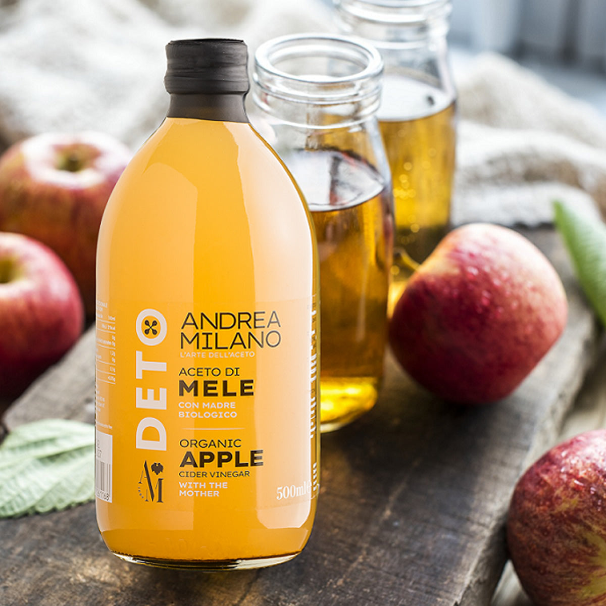 ORGANIC APPLE CIDER VINEGAR - DETO ANDREA MILANO