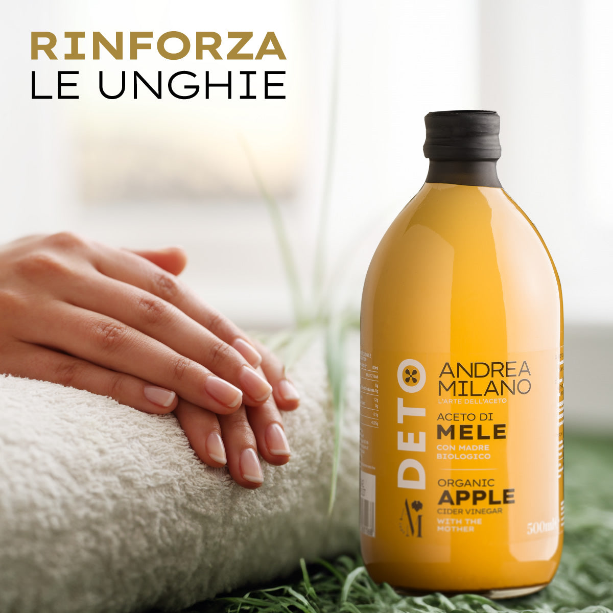 ORGANIC APPLE CIDER VINEGAR - DETO ANDREA MILANO