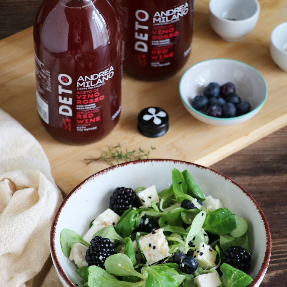 ORGANIC RED WINE VINEGAR - DETO ANDREA MILANO