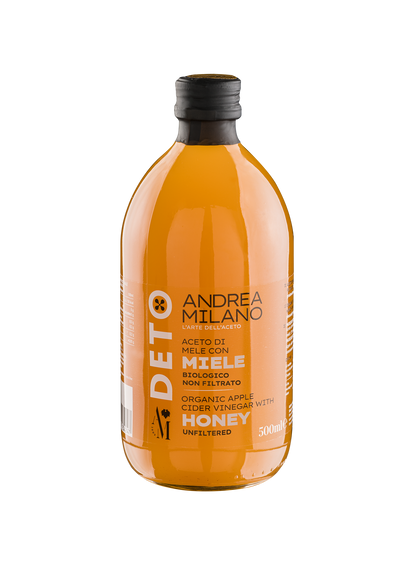 INFUSION OF ORGANIC APPLE CIDER VINEGAR WITH HONEY - DETO ANDREA MILANO