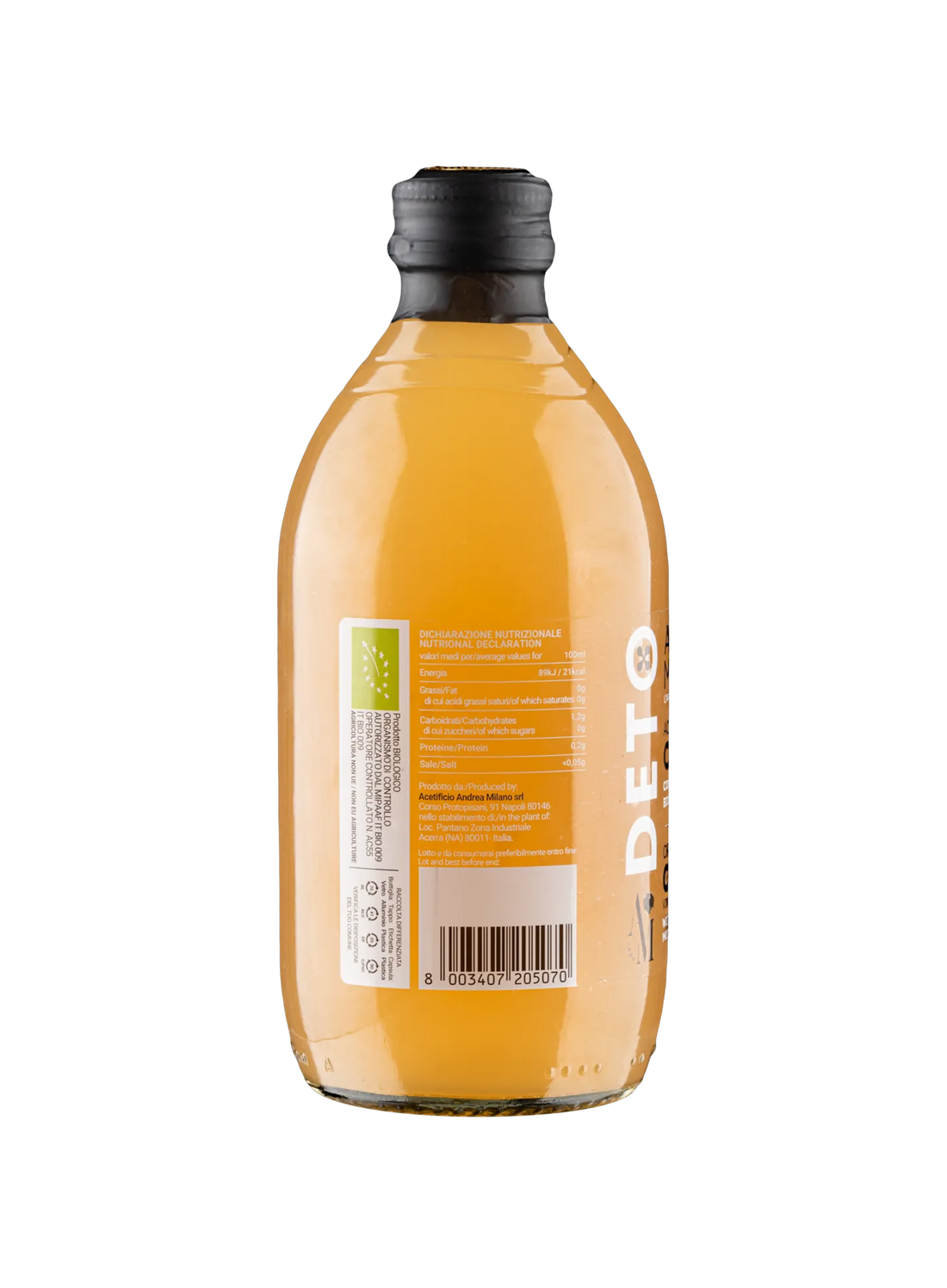 Aceto di Cocco Biologico - Deto Andrea Milano