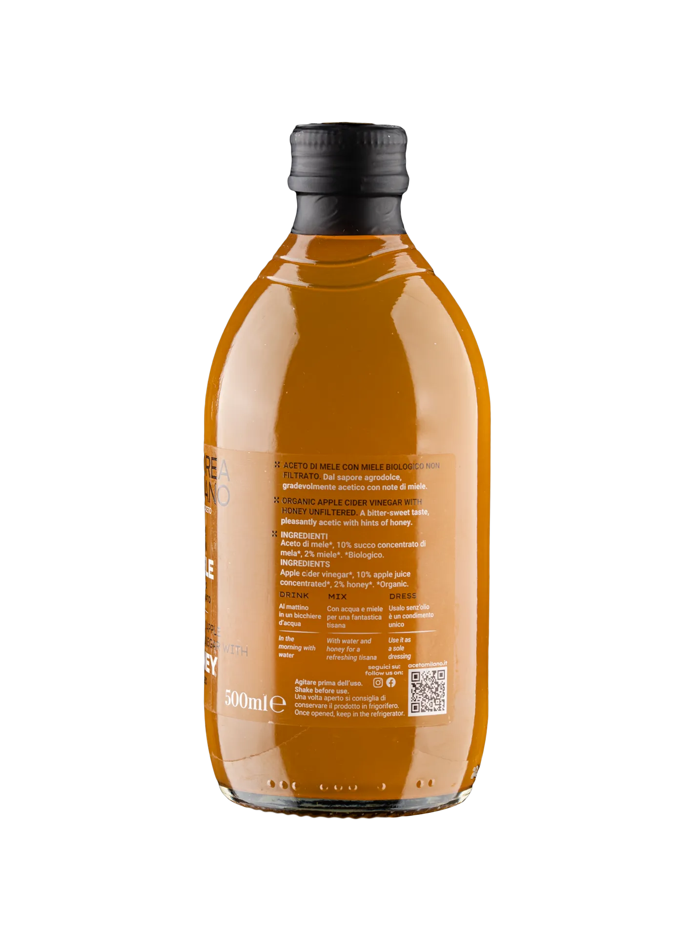 Infuso Di Aceto Di Mele Biologico Con Miele - Deto Andrea Milano