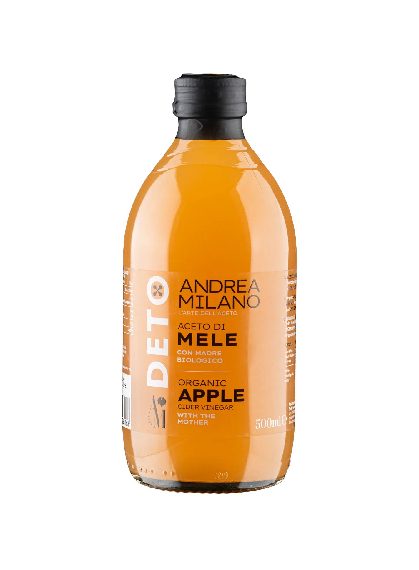 ORGANIC APPLE CIDER VINEGAR - DETO ANDREA MILANO