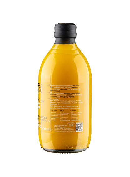 ORGANIC APPLE CIDER VINEGAR INFUSION WITH GINGER AND TURMERIC - DETO ANDREA MILANO