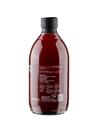 ORGANIC RED WINE VINEGAR - DETO ANDREA MILANO