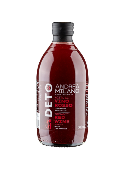ORGANIC RED WINE VINEGAR - DETO ANDREA MILANO