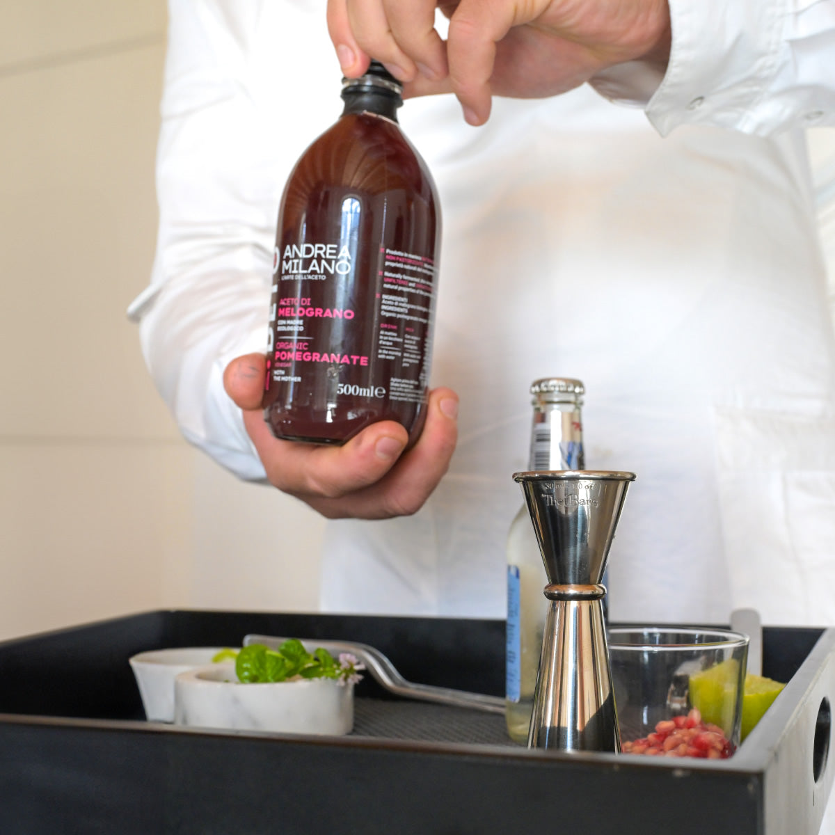 ORGANIC POMEGRANATE VINEGAR - DETO ANDREA MILANO